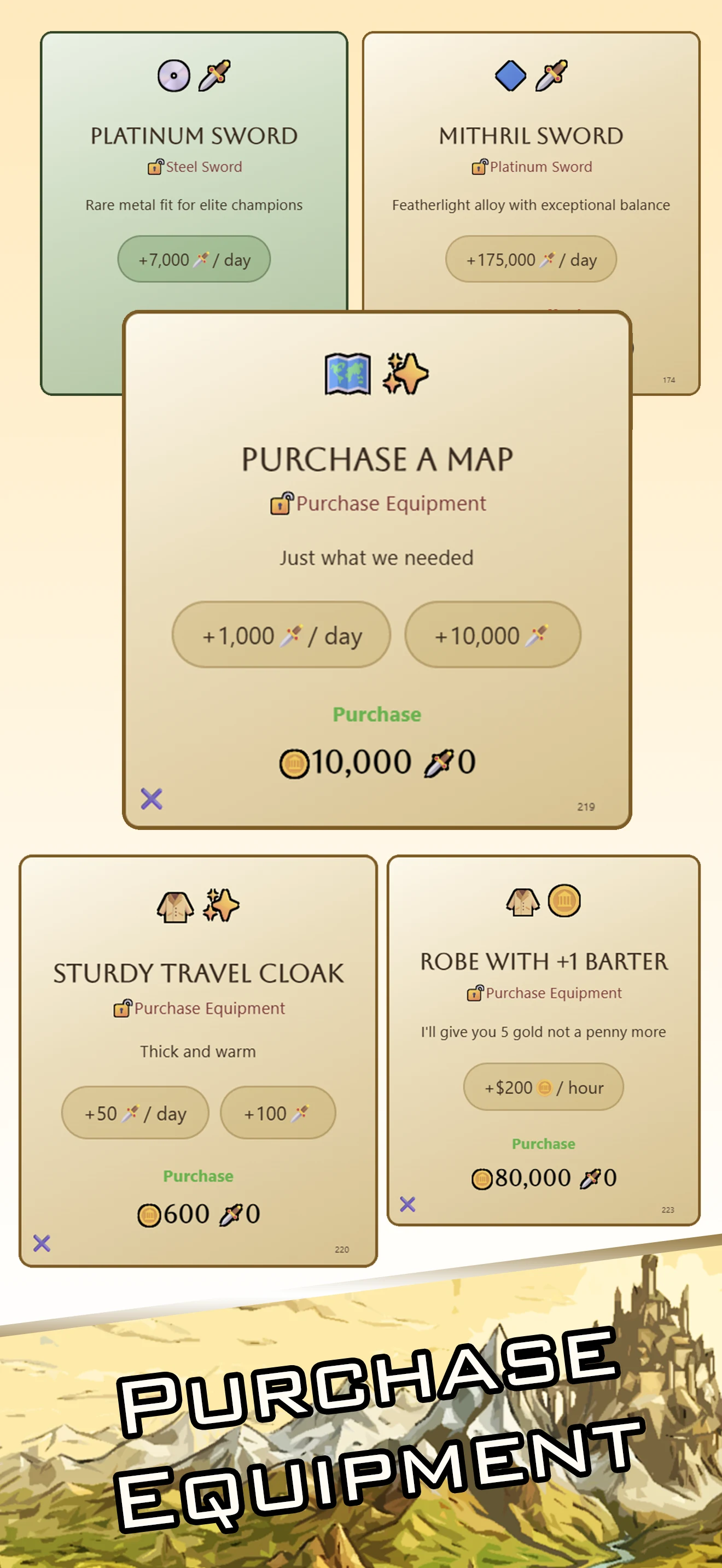 Fantasy Idle RPG - Adventure screenshot