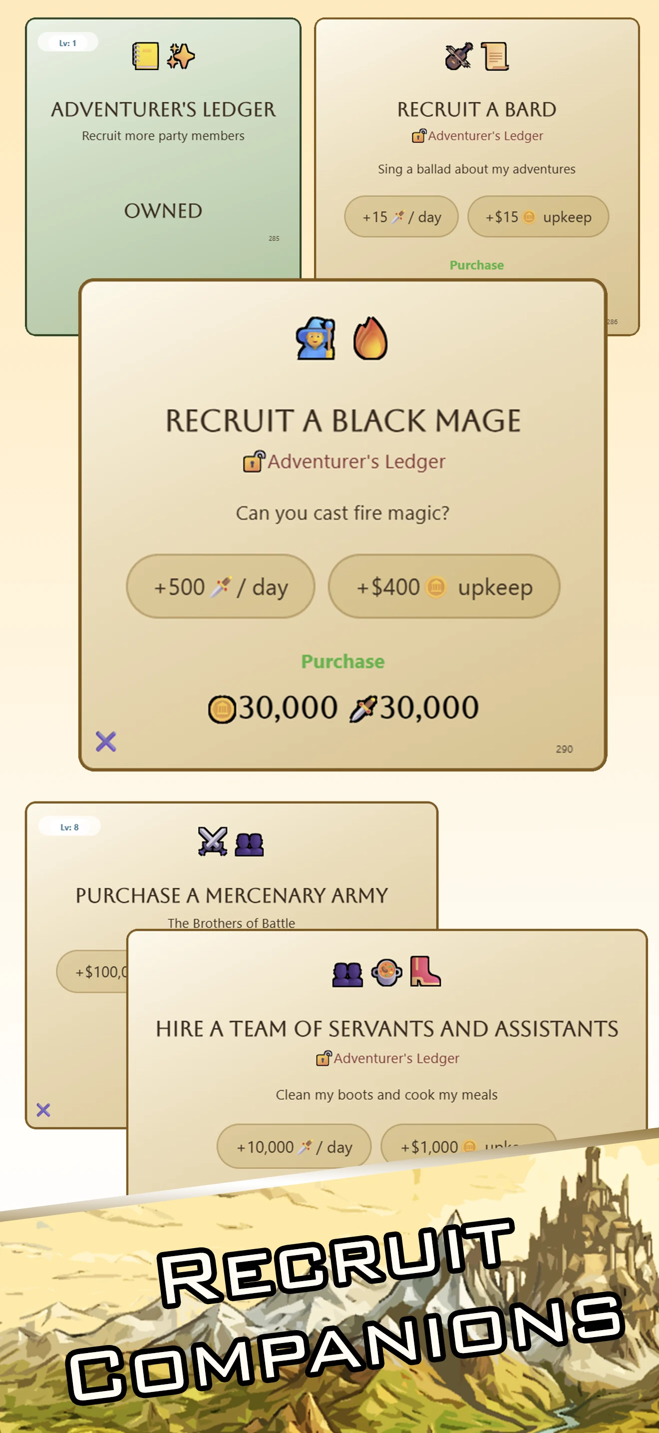 Fantasy Idle RPG - Adventure screenshot
