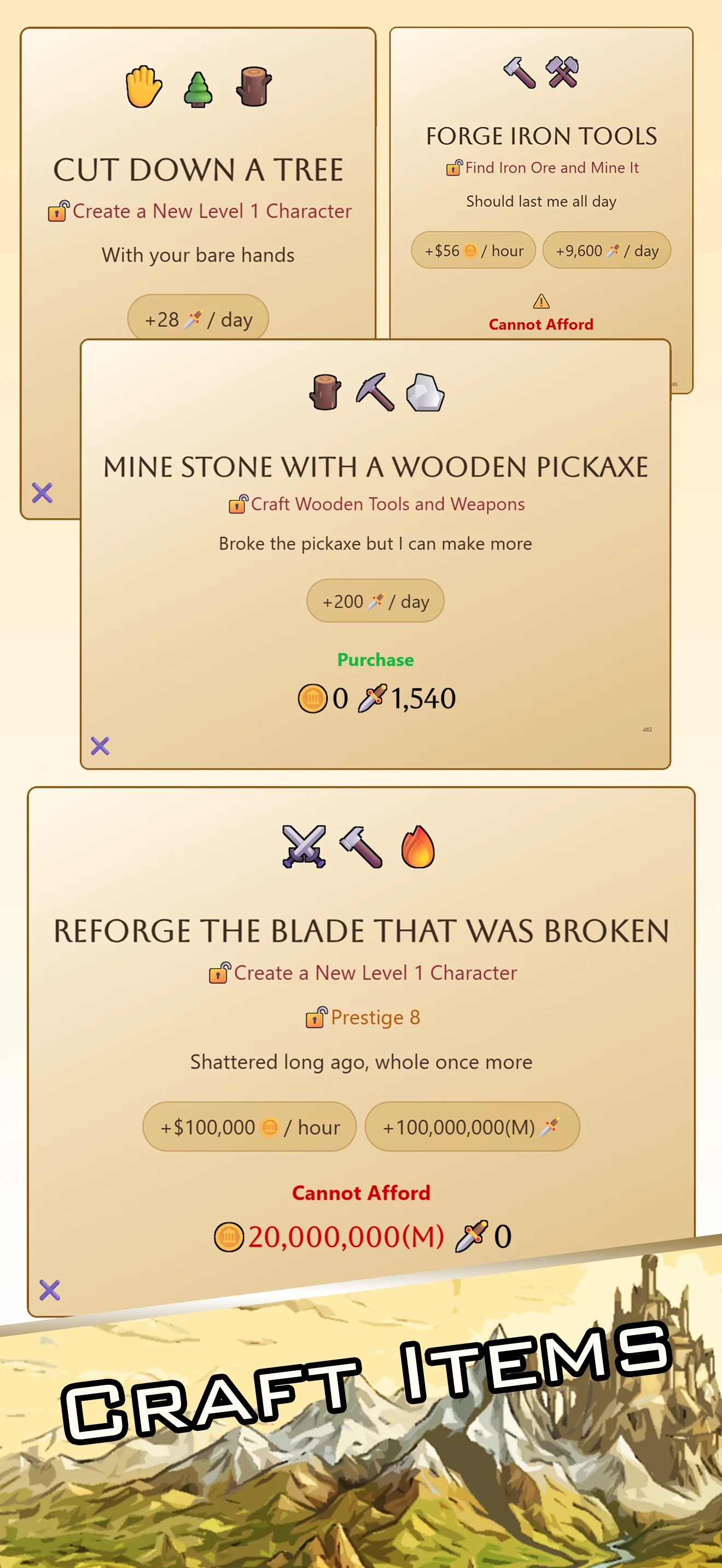 Fantasy Idle RPG - Adventure screenshot